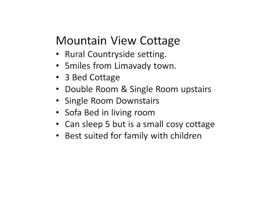 Mountain View Cottage 利马瓦迪 外观 照片
